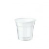 BICCHIERI PLASTICA CAFFE' TRASPARENTI 80CC PZ.50