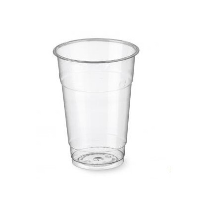 bicchiere trasparente in pla