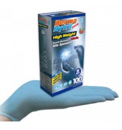 Guanti in nitrile alto spessore large