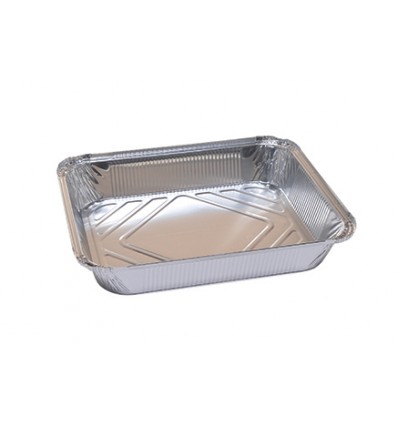 VASCHETTA ALLUMINIO TIPO L 8 PORZIONI PZ 50
